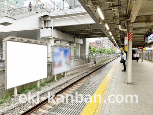 JR／大崎駅／埼京下り側／№4駅看板・駅広告、写真1