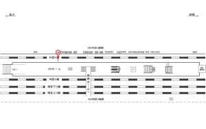 JR／高田馬場駅／外回り線側／№29駅看板・駅広告、位置図