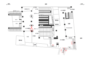 JR／西日暮里駅／本屋口／№68駅看板・駅広告、位置図