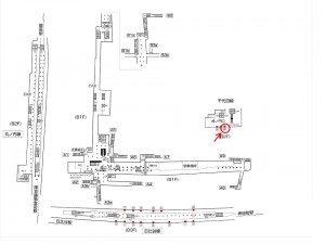 東京メトロ／霞ヶ関駅／日比谷線／№29駅看板・駅広告、位置図