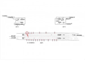 東京メトロ／小竹向原駅／有楽町線／№1駅看板・駅広告、位置図