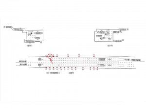 東京メトロ／小竹向原駅／有楽町線／№2駅看板・駅広告、位置図