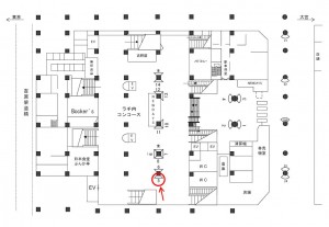 JR／赤羽駅／南口コンコース／№5駅看板・駅広告、位置図