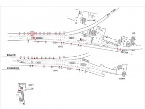 東京メトロ／赤坂見附駅／丸ノ内線／№20駅看板・駅広告、位置図