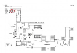 JR／南浦和駅／西口／№1駅看板・駅広告、位置図