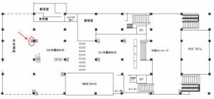 JR／稲毛海岸駅／本屋改札外／№26駅看板・駅広告、位置図