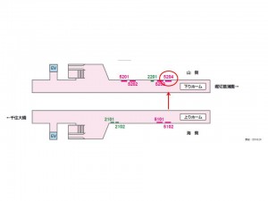 京成　関屋駅／／№5204駅看板・駅広告、位置図