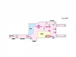 京成　志津駅／／№2302駅看板・駅広告、位置図