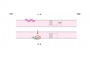 京成　大森台駅／／№2103駅看板・駅広告、位置図
