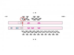 京成　佐倉駅／／№1201駅看板・駅広告、位置図
