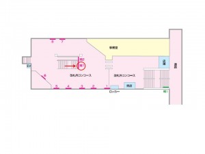 北総　西白井駅／階／№01駅看板・駅広告、位置図
