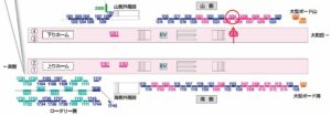 京成　八千代台駅／／№5204駅看板・駅広告、位置図