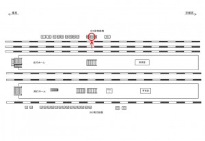 JR／南浦和駅／貨物線側／№59駅看板・駅広告、位置図
