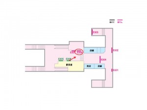 京成　小岩駅／／№5308駅看板・駅広告、位置図
