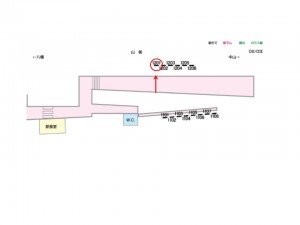 京成　鬼越駅／／№1201駅看板・駅広告、位置図