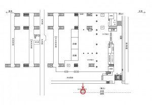 JR／日暮里駅／本屋東口／№6、位置図