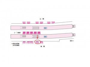 京成　押上（スカイツリー前）駅／／№5104駅看板・駅広告、位置図