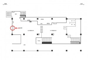 JR/中浦和駅/本屋改札外/№4駅看板・駅広告、位置図