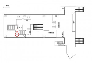 ゆりかもめ　豊洲駅／本屋口／№8駅看板・駅広告、位置図