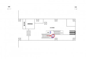 ゆりかもめ　新豊洲駅／本屋口／№2駅看板・駅広告、位置図