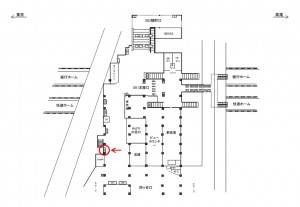 JR／四ツ谷駅／本屋口／№59駅看板・駅広告、位置図