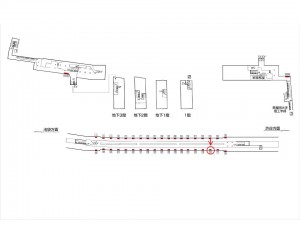 東京メトロ/西早稲田駅/副都心線/№18駅看板・駅広告、位置図