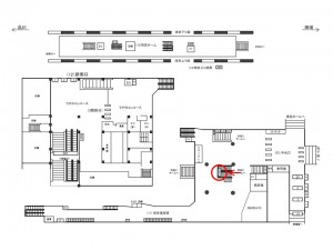 JR／渋谷駅／中央口／№108駅看板・駅広告、位置図