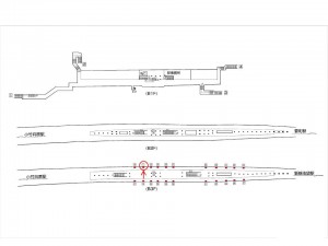 東京メトロ／千川駅／副都心線／№17駅看板・駅広告、位置図