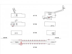 東京メトロ/雑司が谷駅/副都心線/№19駅看板・駅広告、位置図
