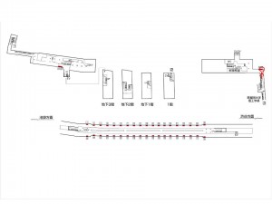 東京メトロ／西早稲田駅／副都心線／№34駅看板・駅広告、位置図
