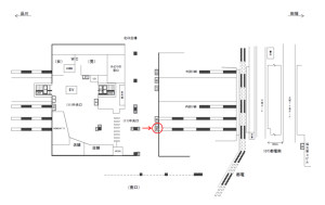 JR/大塚駅/中央口/№399駅周辺案内図広告・駅広告、位置図