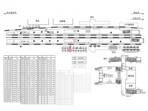 西武　小平駅／駅でん／№141駅看板・駅広告、位置図