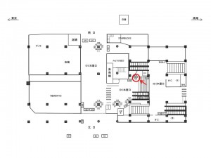 JR／阿佐ケ谷駅／本屋口／№138駅看板・駅広告、位置図