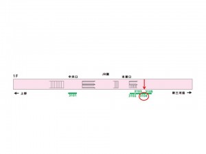 京成　日暮里駅／／№3104駅看板・駅広告、位置図