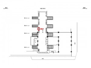 JR／中野駅／地下道／№72駅看板・駅広告、位置図