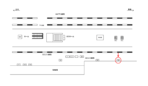 JR／河辺駅／上り線前／№48駅看板・駅広告、位置図