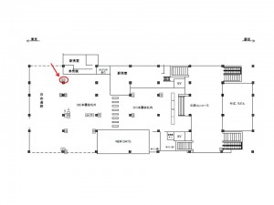 JR／稲毛海岸駅／本屋改札外／№23駅看板・駅広告、位置図