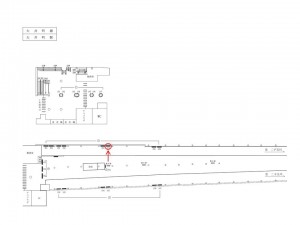 東急 大井町駅/普通額面/№204駅看板・駅広告、位置図