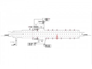 東京メトロ／小伝馬町駅／日比谷線／№5駅看板・駅広告、位置図