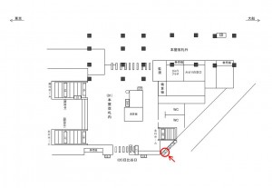 JR／有楽町駅／日比谷口／№15駅看板・駅広告、位置図