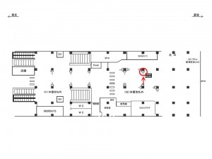 JR／新浦安駅／本屋改札外／№2駅看板・駅広告、位置図