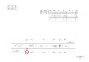 東急　西小山駅／普通額面／№101駅看板・駅広告、位置図