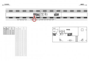 西武　桜台駅／額面／№212駅看板・駅広告、位置図