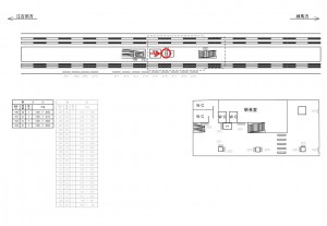 西武　桜台駅／駅でん／№101駅看板・駅広告、位置図