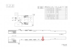 東急 不動前駅/普通額面/№111駅看板・駅広告、位置図