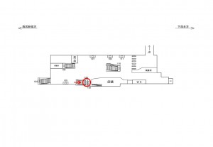 西武　高田馬場駅／駅でん／№106駅看板・駅広告、位置図