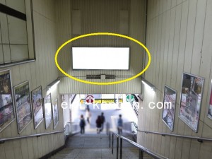 JR／幕張本郷駅／ホーム階段／№9駅看板・駅広告、写真2