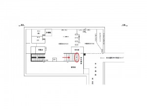 JR／幕張本郷駅／ホーム階段／№9駅看板・駅広告、位置図