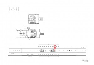 東急/学芸大学駅/電気額面/№209駅看板・駅広告、位置図