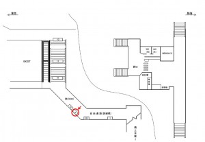 JR／平塚駅／南口／№4駅看板・駅広告、位置図